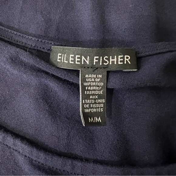 Eileen Fisher Navy Midi Casual Dress, Size Medium - Picture 5 of 6